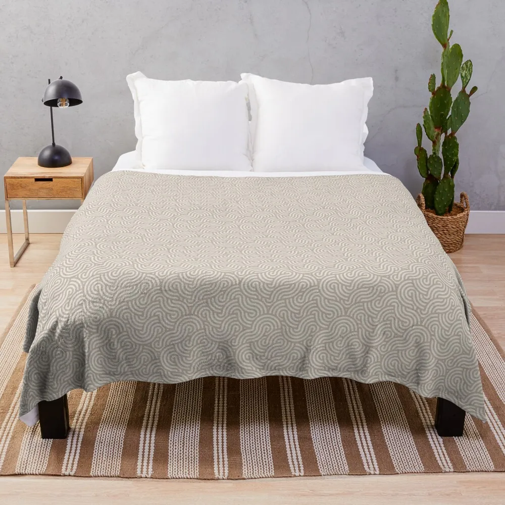 

SWIRL Chai Latte Blanket Snowflake Wool Blanket Coral Fleece Bedspread Blankets Portable Blanket