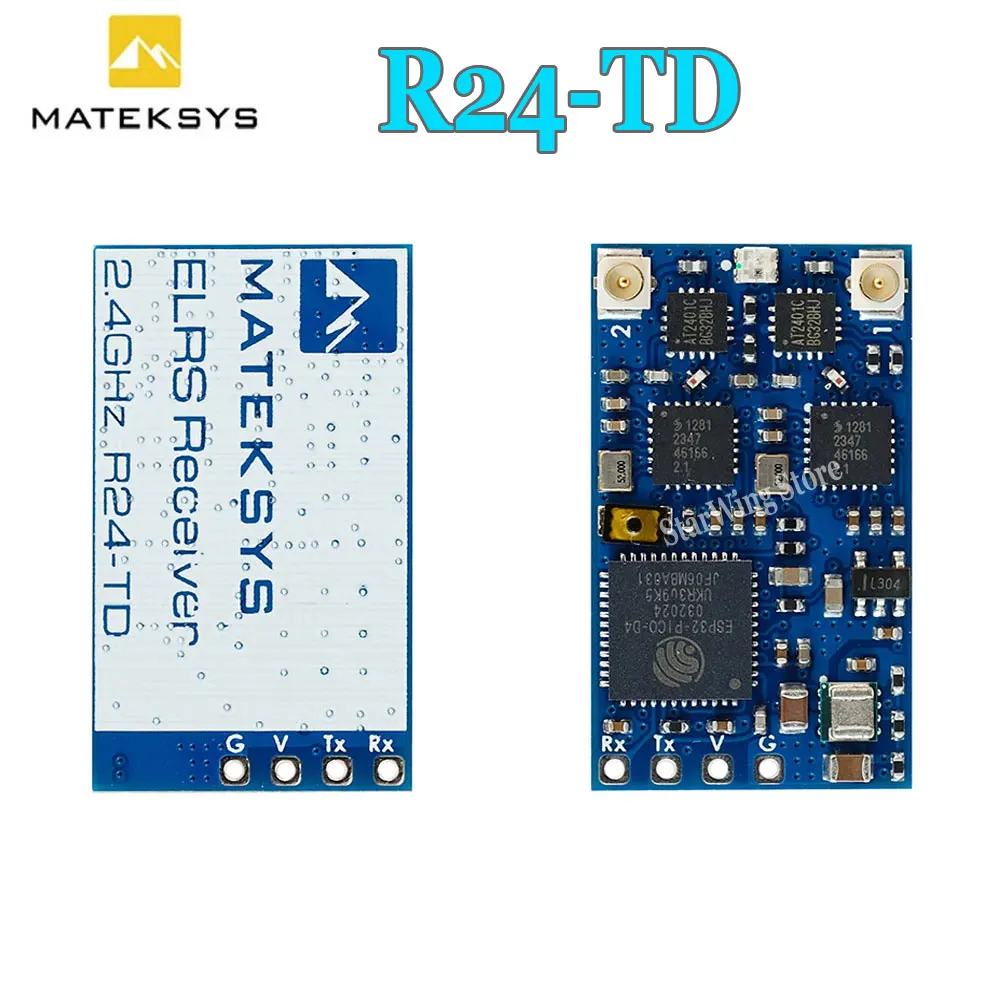 MATEK Mateksys ExpressLRS ELRS 2 4 ГГц ELRS-R24-D наноприемник для RC FPV Mini Freestyle гоночный дрон на