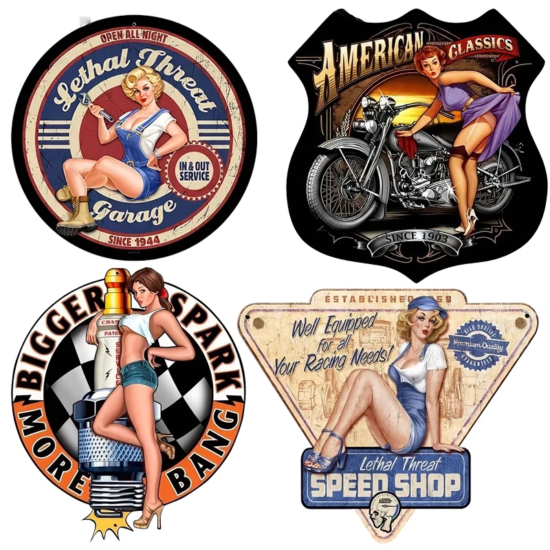 

V118# Car Sticker Sparks Pinup Girl Sexy Waterproof Vinyl Decal Car Accessories Pegatinas Para Coche DIY Car Styling