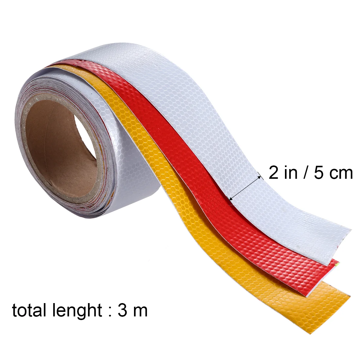 3 рулона 300x5 см самоклеящаяся светоотражающая лента наклейки баррикадная