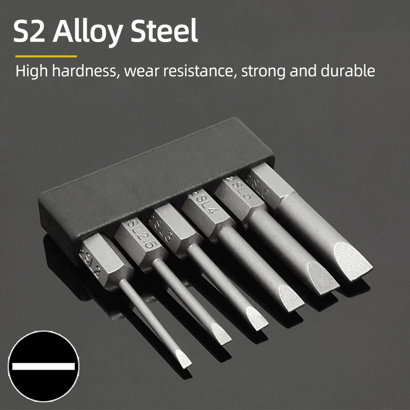 Набор насадок для отвертки 100-2 0 мм 6 0-1/4