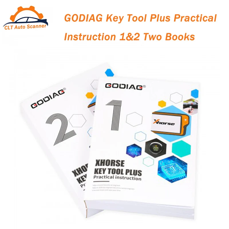 

Инструмент GODIAG Key Tool Plus практичная инструкция 1 и 2, две книги для слесаря или инженера по техническому обслуживанию автомобиля о введении ключа