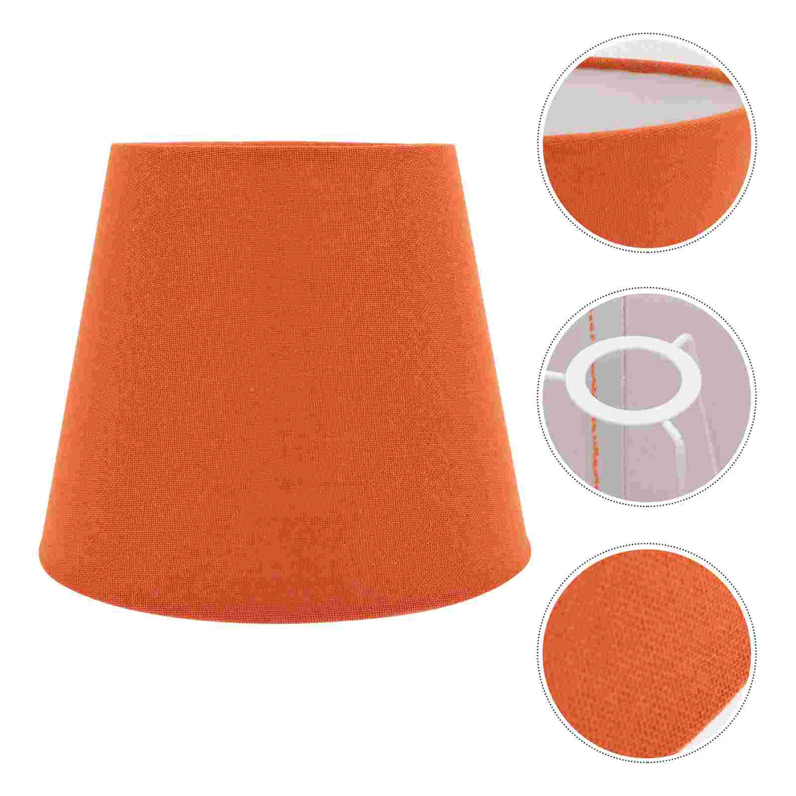 

Bell Lamp Shade Replacement Chandelier Light Covers Wall Shades Linen Bubble Hanging Lights Indoor Bedside Table Retro Shell