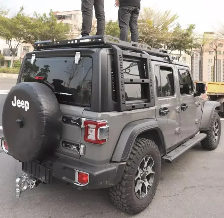 Верхний багажник на крышу багажные ящики боковая складная лестница дверная для