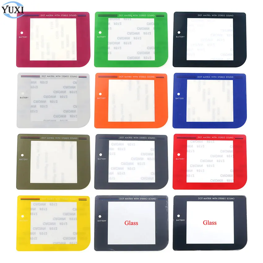 

YuXi Plastic & Glass Screen Lens Cover For Gameboy GB DMG Display Screen Lens Protector