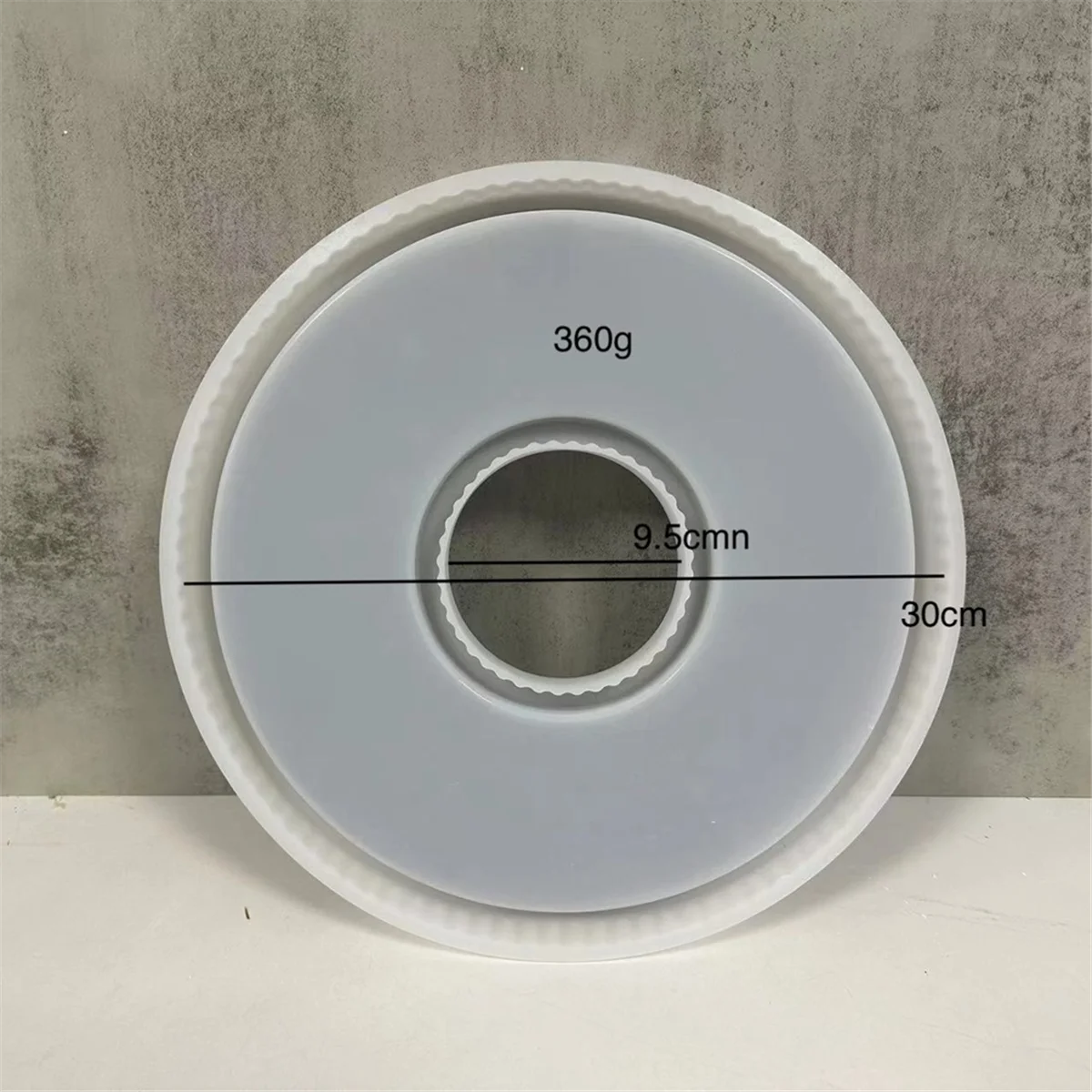 Поднос для силиконовых форм с полосками бетонная круглая пластина силиконовый