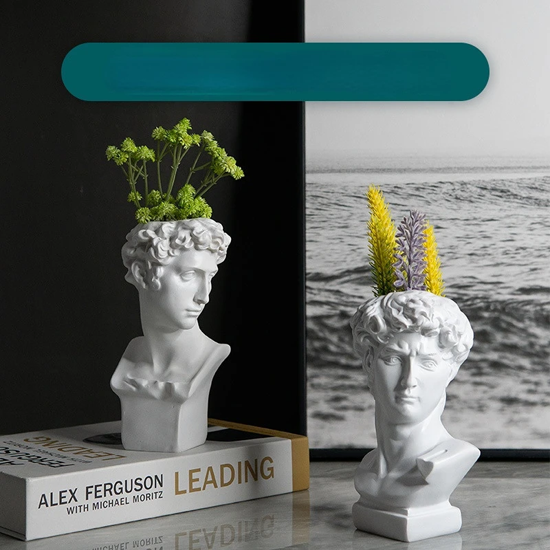 

Статуэтки для домашнего декора, статуи греческого Давида в скандинавском стиле, украшения для домашнего стола, пластырь для Давида из смолы...