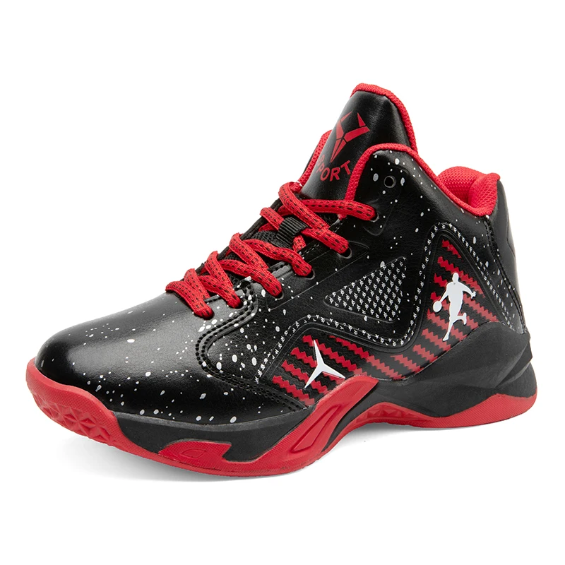 

Новинка 2022, кожаная спортивная обувь для детей, противоскользящие высокие кроссовки, Баскетбольная обувь, спортивная повседневная обувь