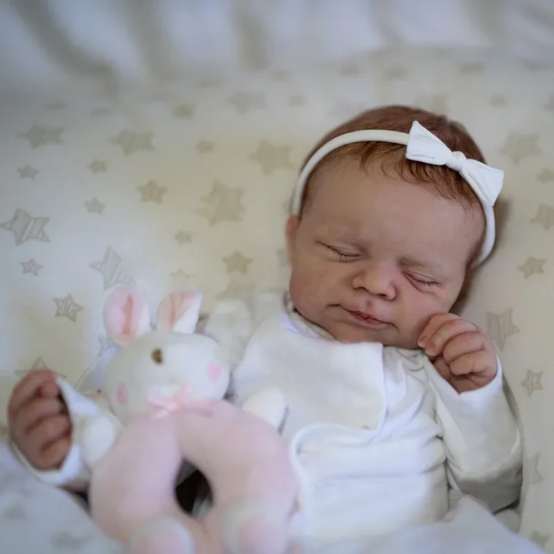 19-дюймовые уже готовые куклы Bebe Reborn Pascale очень реалистичная 3D-кожа с видимыми