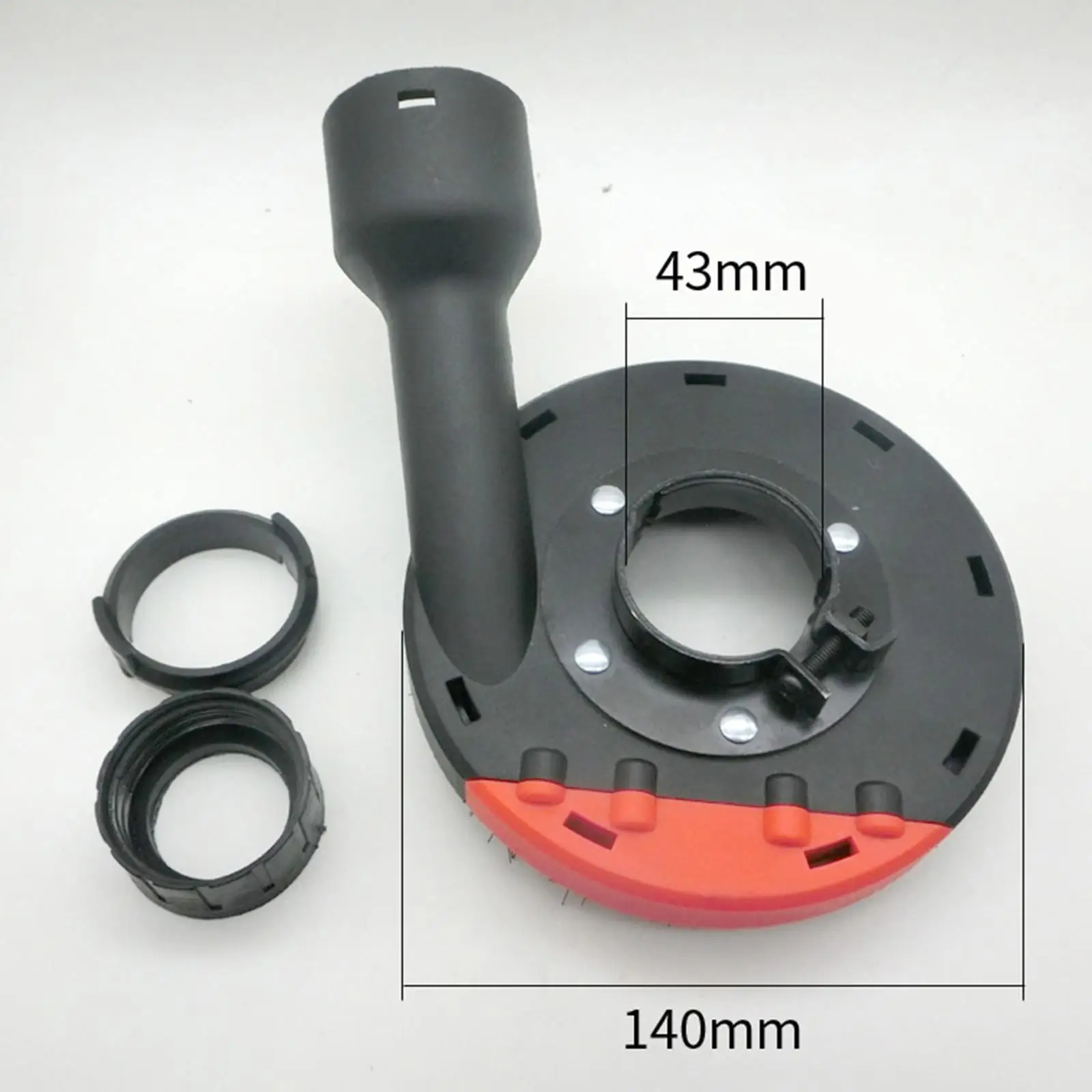 Angle Grinder Dust Cover Grinder Dust Collector Grinder Attachments 140mm for Granite Concrete Angle Grinder Accessories Tools