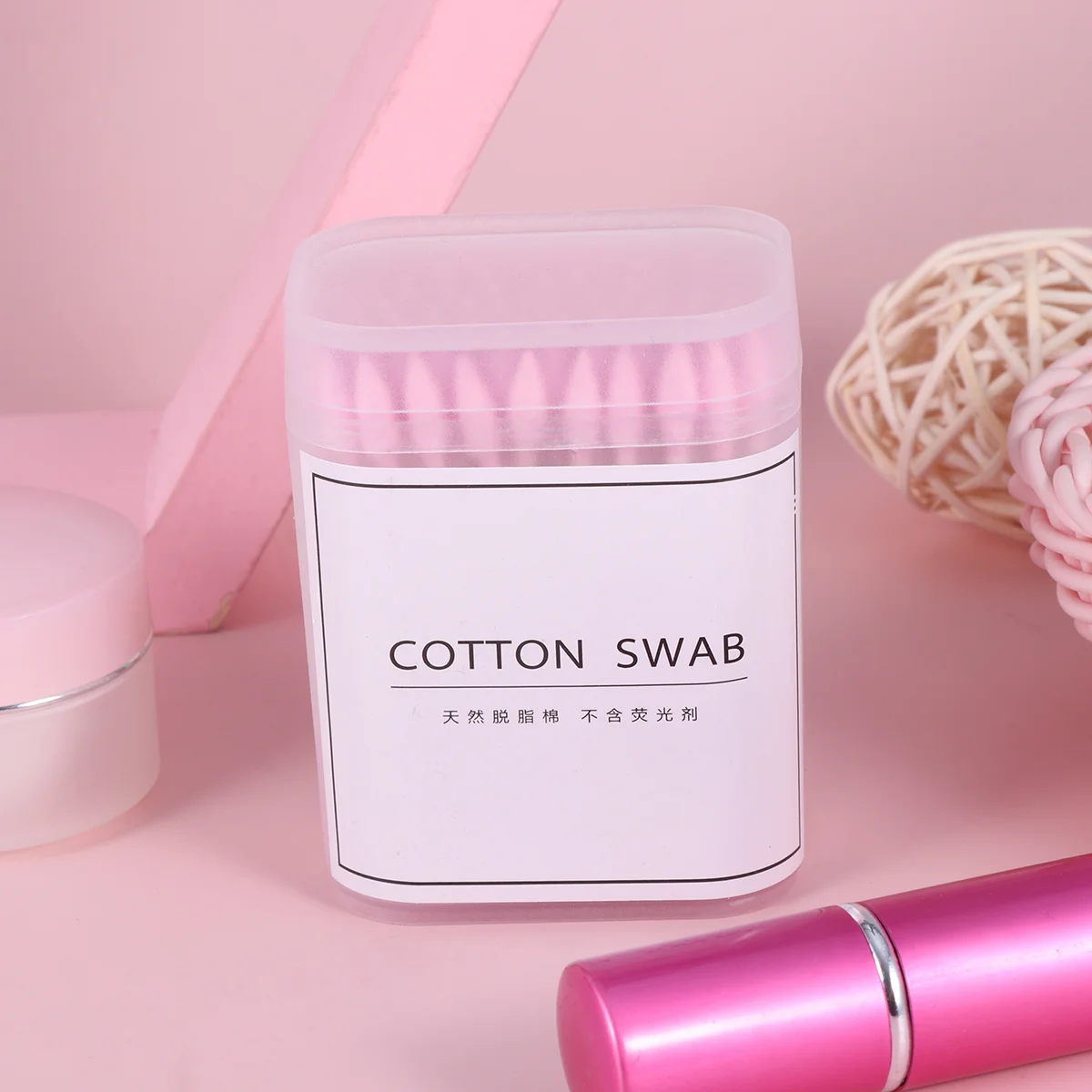 

3 Packs/300pcs Cotton Beauty Accessories Ear Buds Kids Makeup Tool Earbuds Swabs Double Head