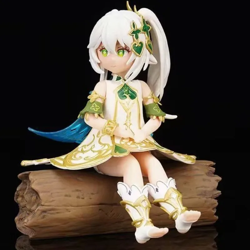 

Nahida 14cm Anime Genshin Impact Figures Pvc Figurine Gk Statue Lesser Lord Kusanali Collectible Model Decoration Manga Toy Kids