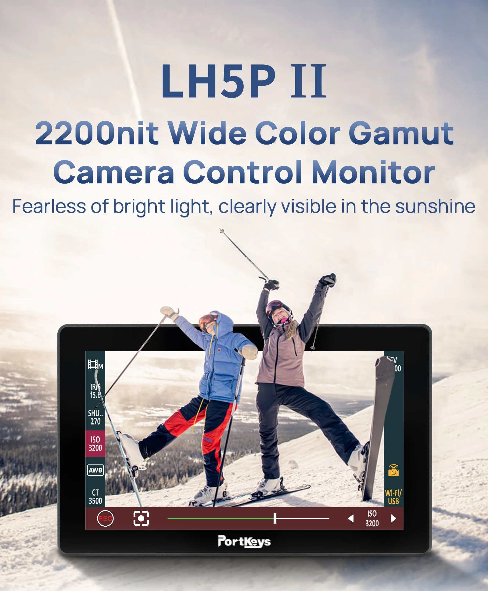 Монитор с сенсорным экраном Portkeys LH5P II 5 &quot2200NIT