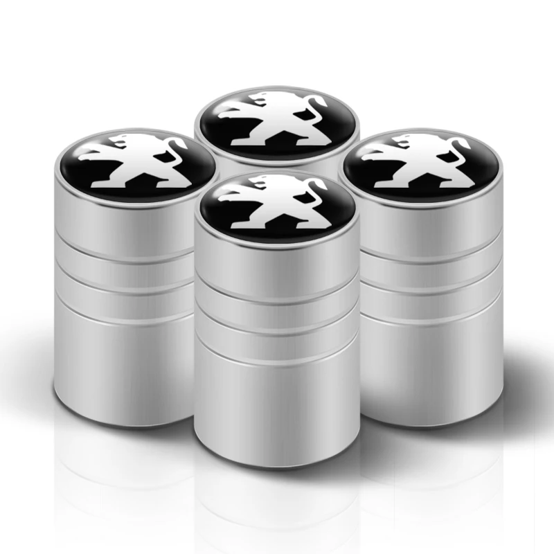 

4 шт. колпачки клапанов для автомобильных шин, крышка с воздушными стержнями для Peugeot, аксессуары 206 208 308 307 207 3008 407 508 408 Hatch SW CC RCZ