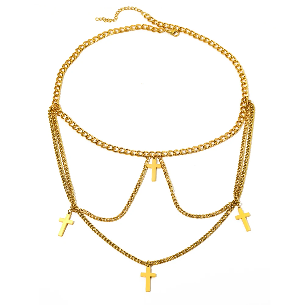 Уникальное Ожерелье Из Нержавеющей Стали С Искусственной Цепочкой Для Женщин