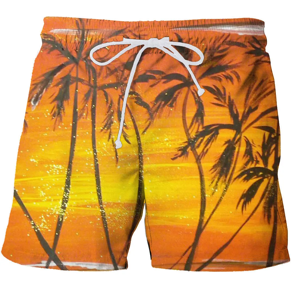 

2023 Summer Men's Beach Shorts 3D Print Men's Sports Casual Board Shorts Fashion Men's Clothing Swimming Trunks Surfing Pants