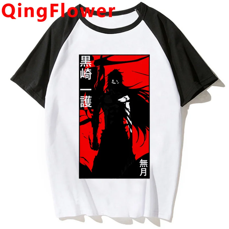 

Anime Samura Bleach t shirt male ulzzang grunge casual print clothes tshirt harajuku streetwear