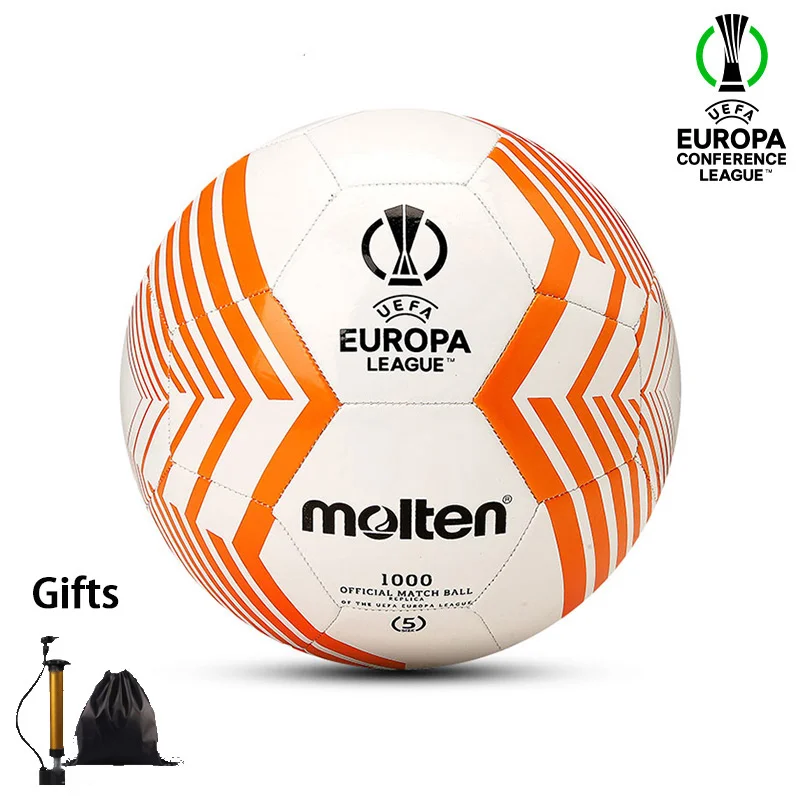 New Molten Football Size 4 5 European Cup Balls League Match Soccer Balls Youth Adults Standard Footballs Free Air Pump Bag