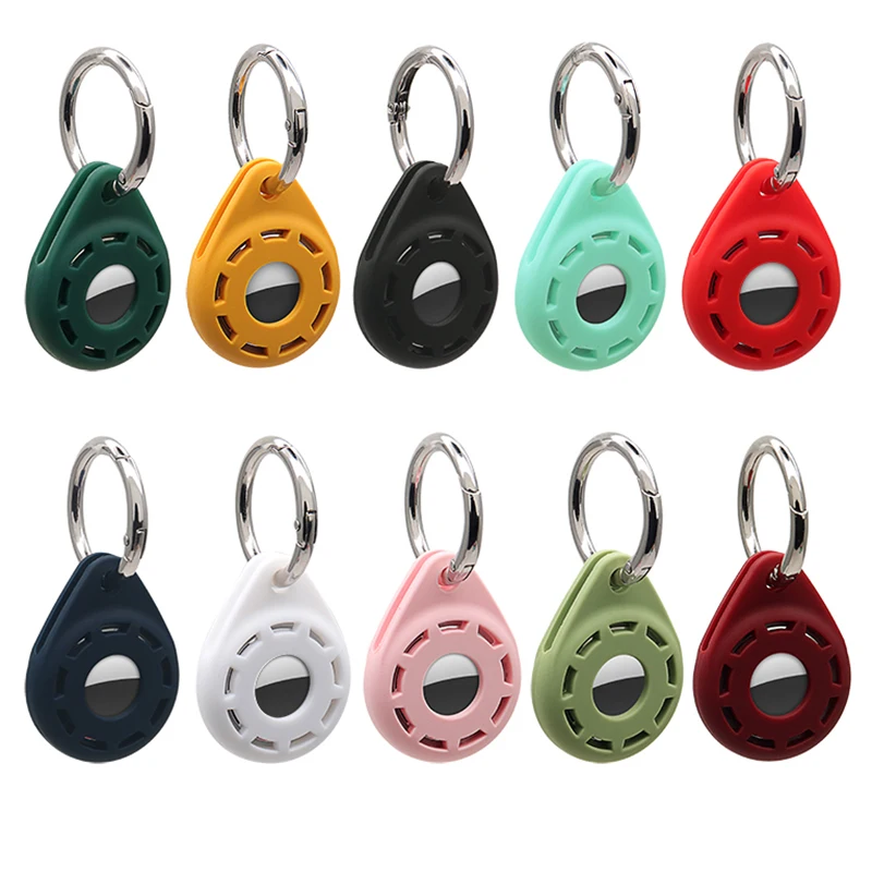 

For AirTags Case Soft Silicon hollow-carved design Case For Apple AirTag Locator Tracker Cover