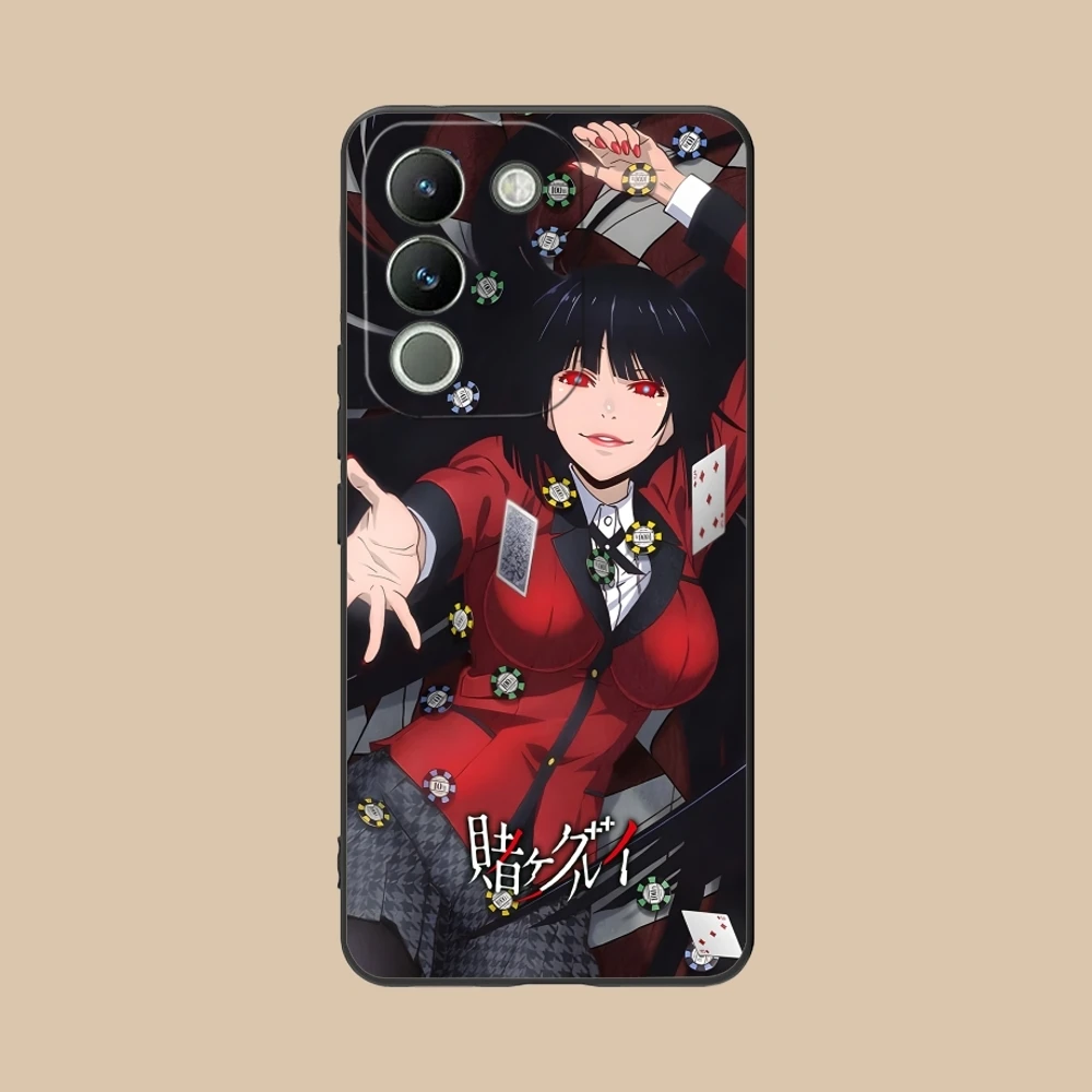 Чехол для мобильного телефона Kakegurui Yumeko VIVO Y95 Y93 Y31 Y20 V19 V17 V15 Pro X60 NEX черный мягкий