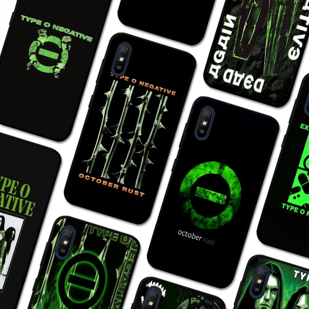 Чехол для телефона Rock Band T-Type O N-Negative Redmi 5 6 7 8 9 10 Plus Pro A GO K20 K30 K40 F3 Fundas