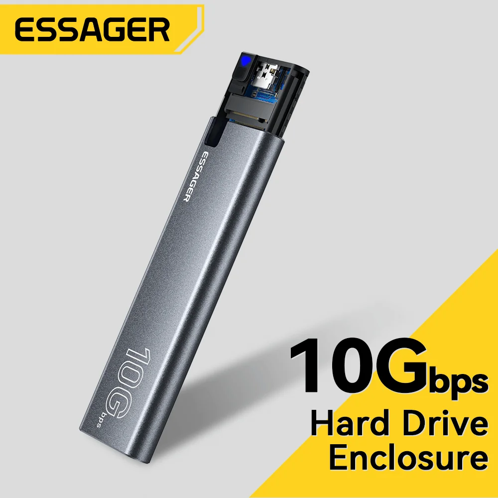 Внешний жесткий диск Essager портативный SSD 4 ТБ USB 3 1/Type-C