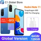 Смартфон Xiaomi Redmi Note 11, 64 ГБ128 ГБ, Snapdragon 680, 33 Вт, Pro, зарядка, 50 МП, четыре камеры, экран 90 Гц