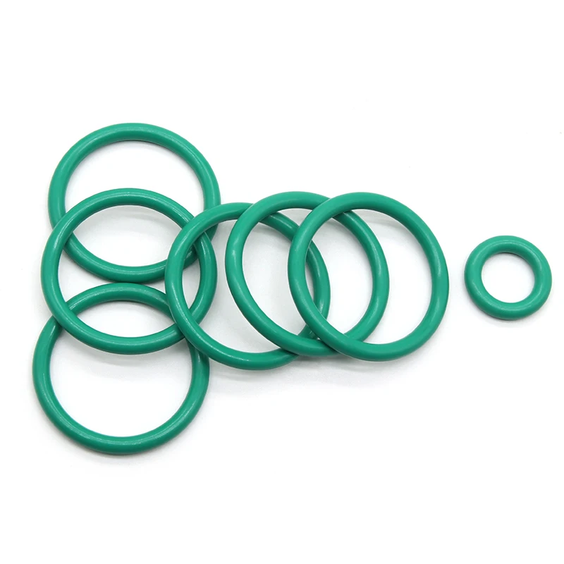 10/50 шт. зеленое уплотнительное кольцо FKM CS 3 5 мм OD10 ~ 155 фтористая изоляция