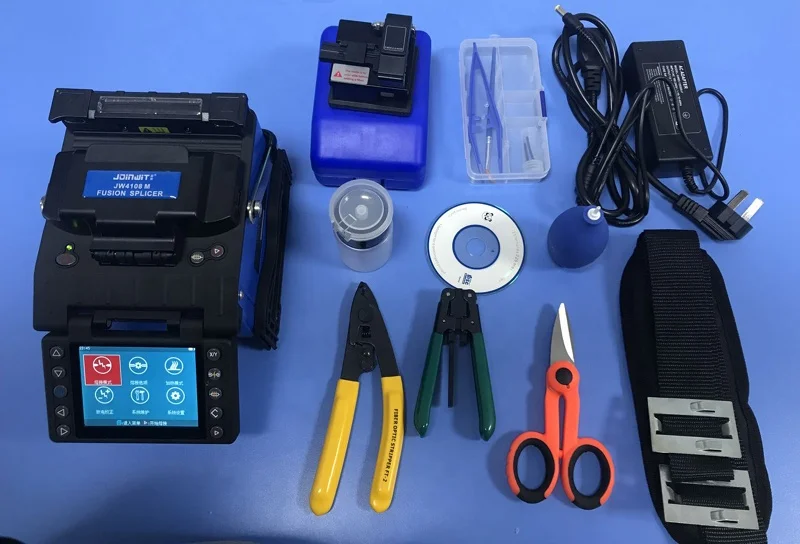 JW4108 дешевая ленточная FTTH оптическая машина для сращивания Волоконно-оптический