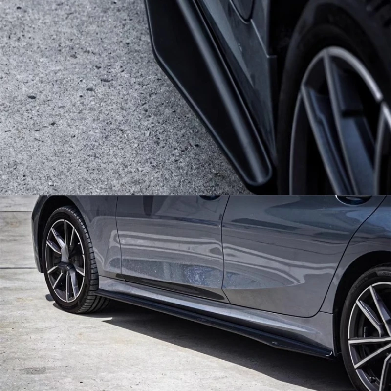Блеск для заднего бампера Черная передняя и задняя губы с юбкой BMW 3 серии 23-24