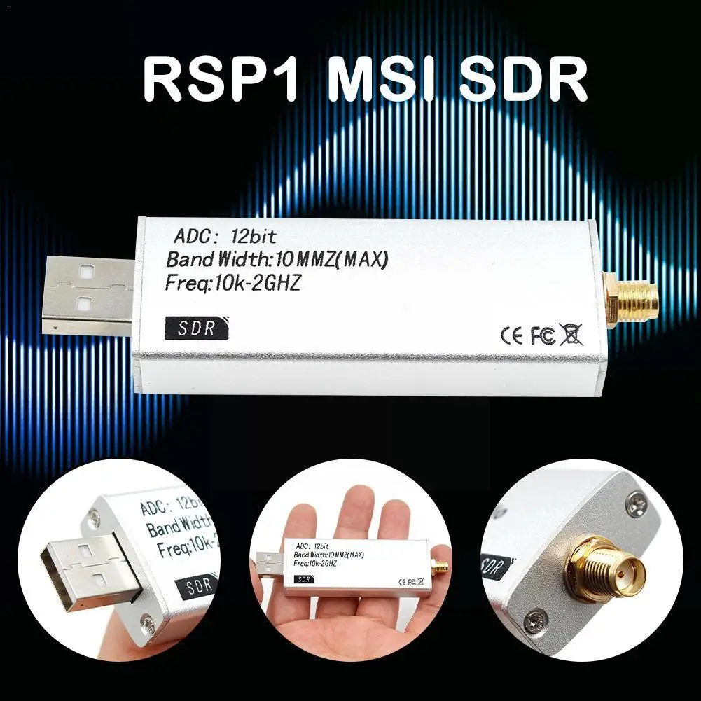 SDR Receiver RSP1 MSI SDR 10KHz To 2GHz SDR Support For SDRUnO HDSDR SDR COnSOI GNUradio SFR Software D5E8