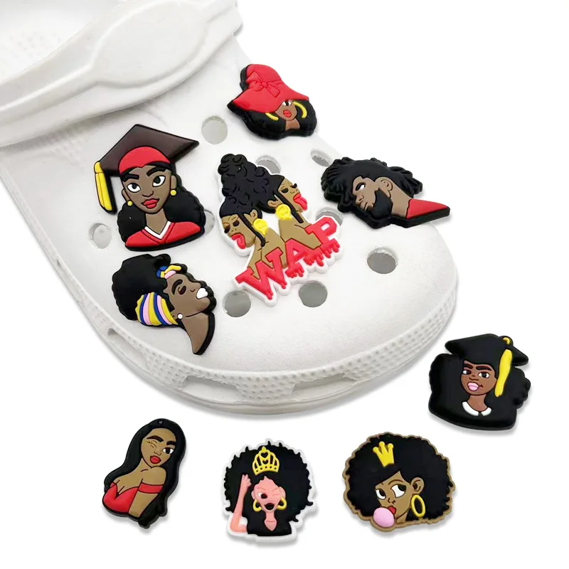 

Новый товар, продажа, 1 шт., подвеска для обуви из ПВХ, аксессуары для обуви, украшение для обуви для Croc JIBZ/браслеты, детская вечеринка, Рождест...