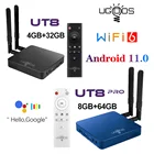 ТВ-приставка UGOOS UT8UT8 PRO на Android 11, 8 + 64 ГБ, 1000 Мбитс, 4K
