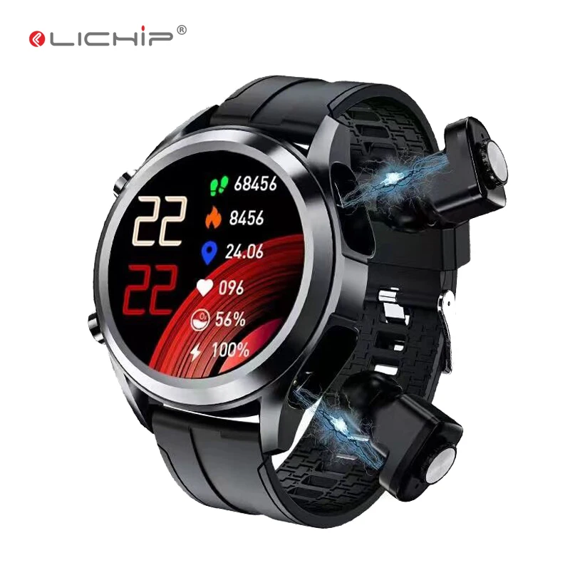 

LICHIP L148 earbuds smartwatch earphone noise pro 3 2 in en 1 n8 t10 s201 two in one smart watch with earbuds earphone