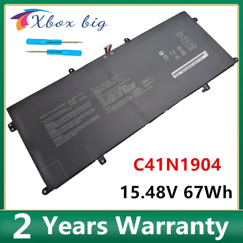 C41N1904 Аккумулятор для ноутбука ASUS ZenBook UX363EA UX425IA UX325JA UX393JA UX325EAUX425IA UX425JA 15,348 V 67Wh
