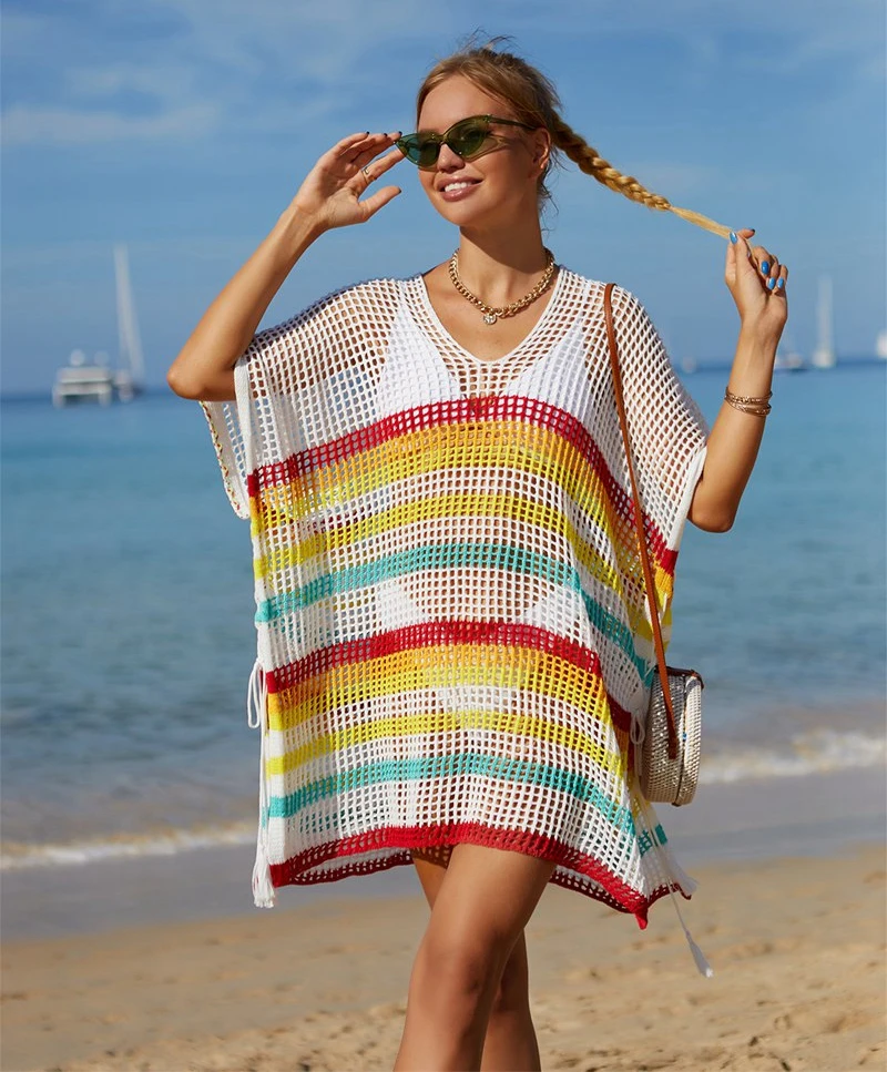 

Beach Cover Up Crochet Beach Dress 2023 Women Beach Outfits Hollow Out Beachwear Summer Outfits Bikini Cover Up Maillot De Bain