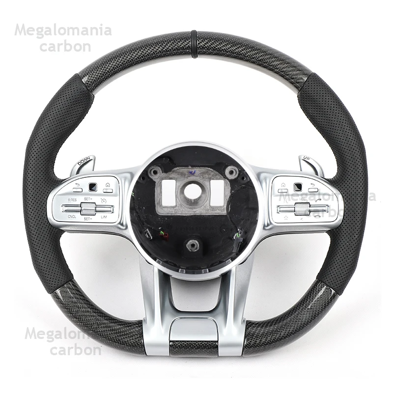 Подходит для Mercedes Benz AMG GTR GT C63 A45 S63 S65 G500 G63 E63 GLE63 GLC63 W205 W222 W213 W206 Светодиодный руль из