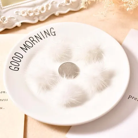 Модные милые корейские элегантные женские ювелирные серьги из мягкого меха норки с помпоном, серьги-гвоздики для девочек, аксессуары, подарок