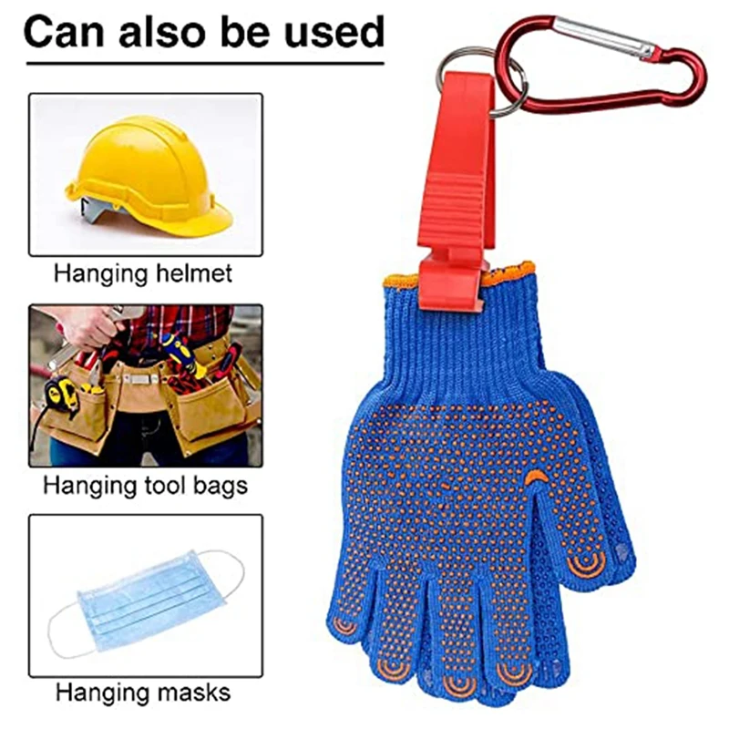 8 Шт. Держателей перчаток для охраны труда строителей |