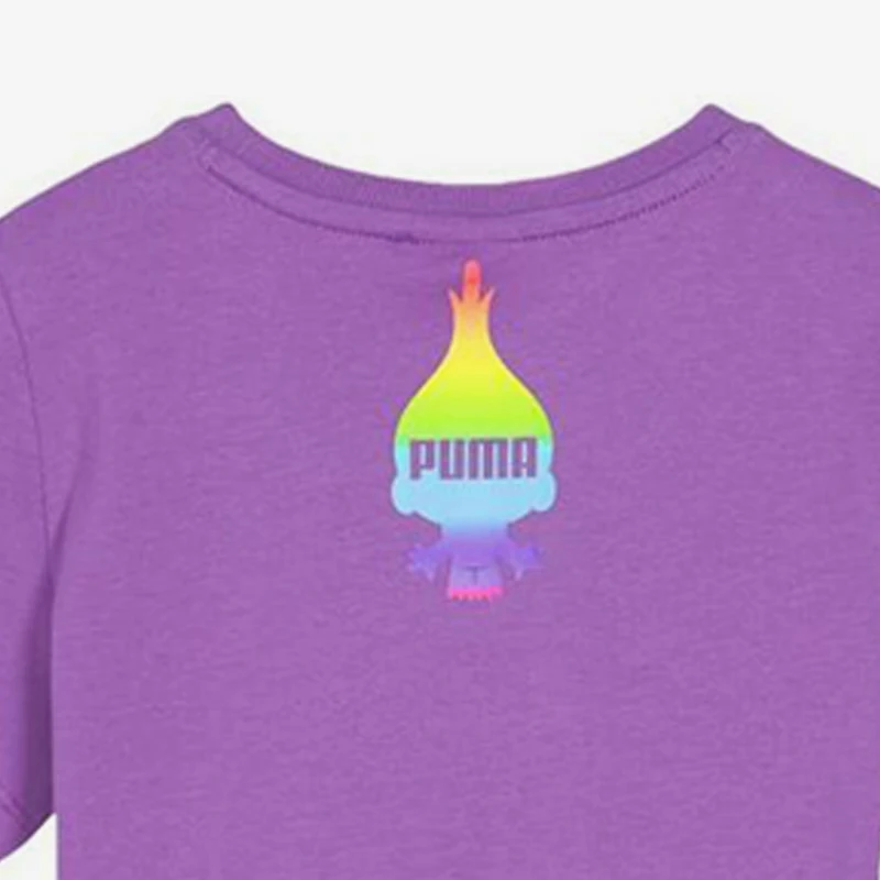 Оригинальная футболка Puma TROLLST с круглым вырезом и короткими рукавами, с градиентным принтом в стиле мультфильма, модель 624816-50. (art.: 3920dcc6afa22) - 3920dcc6afa22