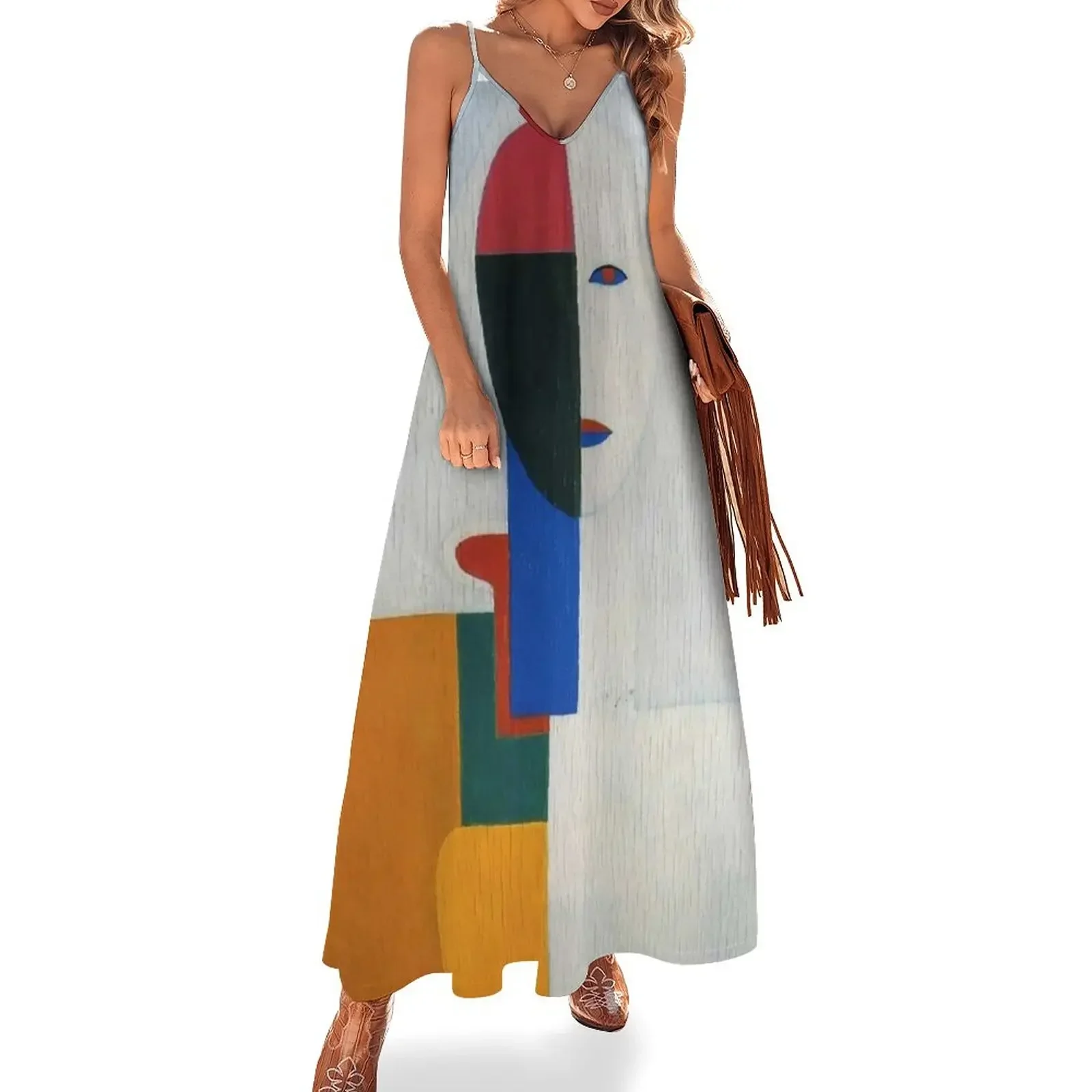 Женский торс HD от Kazimir Malevich. 1932-платье без рукавов высокой четкости Бандажное