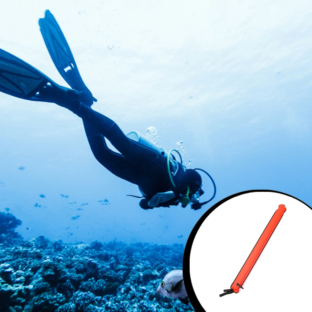 

Сигнальная трубка буй для подводного плавания надувной маркер для поверхности орального шланга дизайнерские складные инструменты для дай...