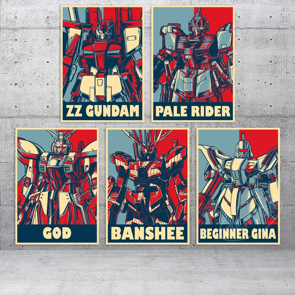 

Canvas Gundam HD Tatank Prints Night Mk2 Painting Wall Art Poster Hundreds Of Styles Home Decor Nezha Pictures For Living Room