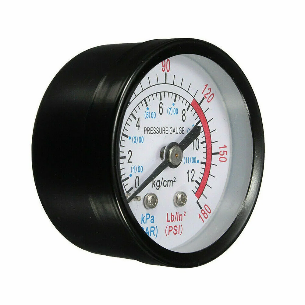 1 шт. манометр воздушного компрессора 50 мм 1/4 B-SP резьба 0-180PSI 0-12BAR аксессуары для
