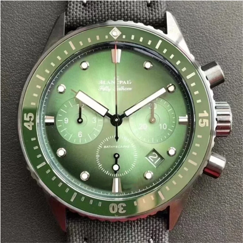 

Часы наручные Baobai Мужские кварцевые автоматические, брендовые водонепроницаемые с зеленым циферблатом, с ремешком, 2023