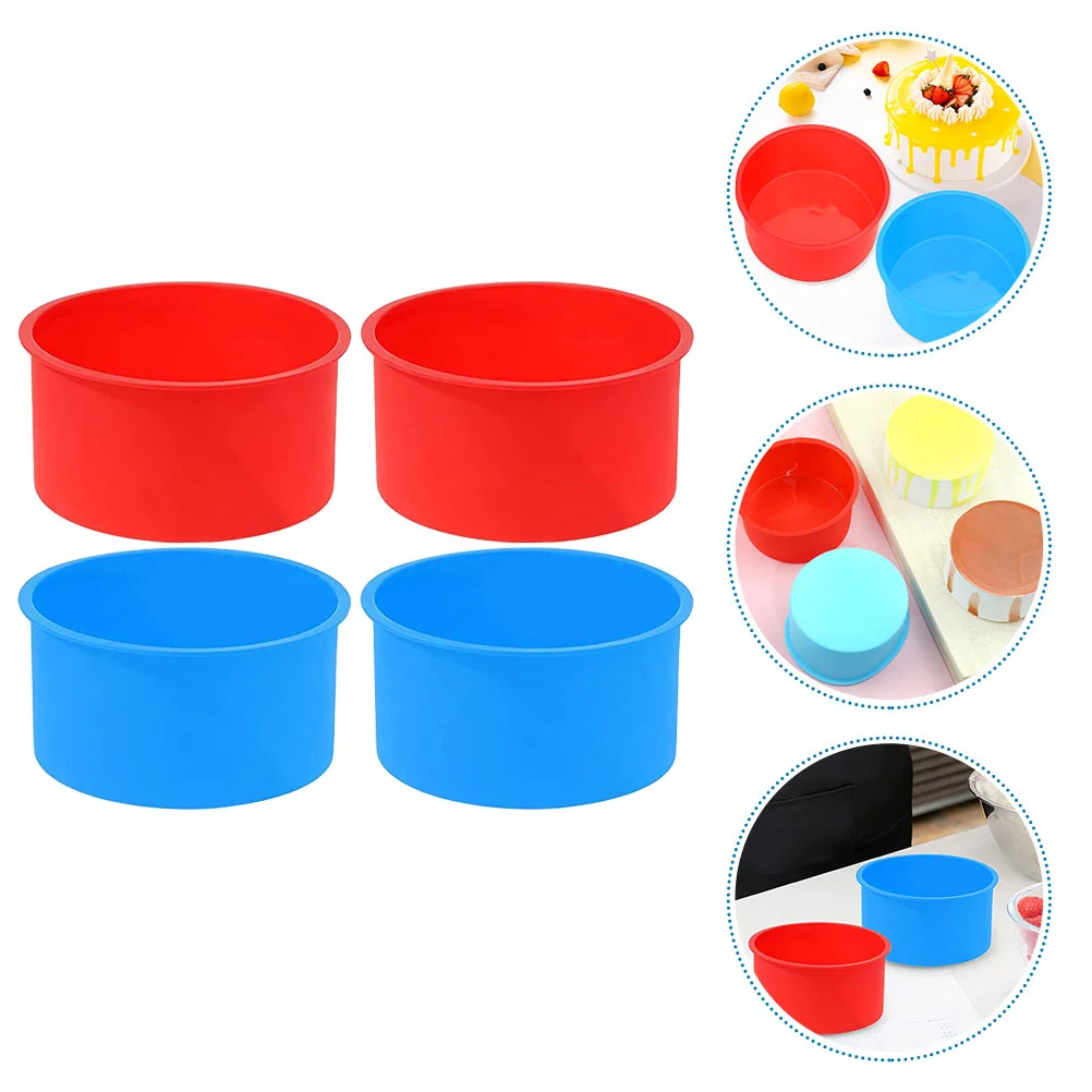 4 шт. противень для выпечки пончиков De Para Gelatinas дюймовый силиконовый