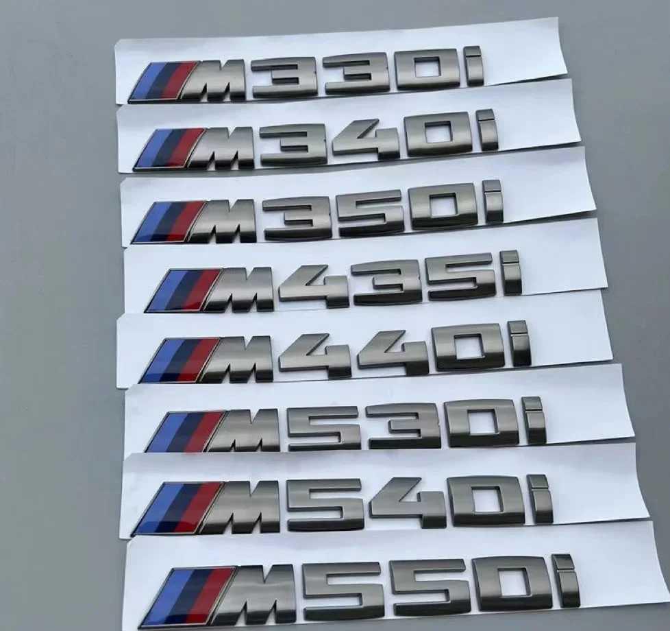 

Новая серая наклейка с эмблемой заднего багажника автомобиля для BMW135i 145i 540i 530i 550i M760Li M540i X1 X2 X3 X4 X5 X6 X7 X8 F46 F34 F35 F80