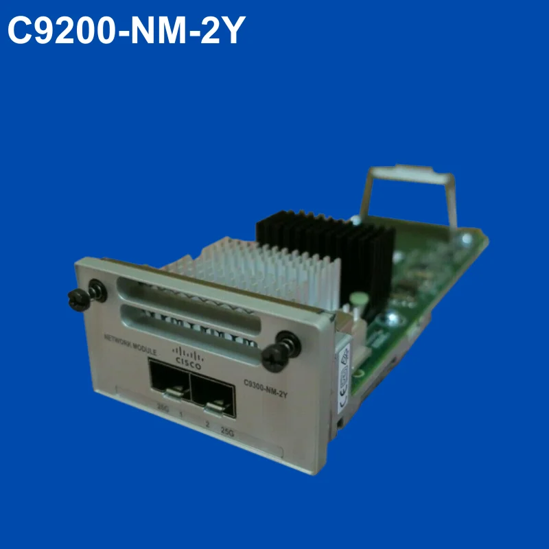 Фото Сетевой модуль для Catalyst 9200 C9200-NM-2Y с 2 портами 25G для SFP28, с поддержкой QoS и SNMP №1