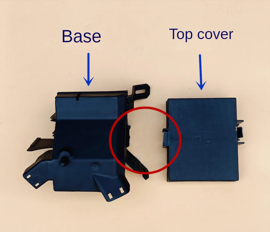 

Fuse Box Upper Cover Base Engine Compartment Relay Box Upper Cover Base Cover for Ford Ecosport 2013-2017