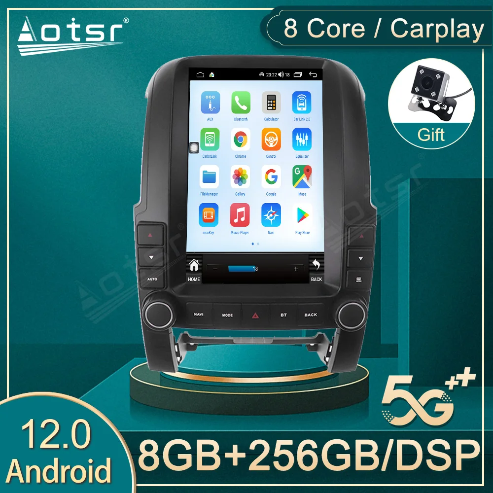 

Автомобильный мультимедийный радиоплеер Android 12 для Kia Sorento 2009, 2010, 2011, 2012, головное устройство с GPS Навигатором, автостереоприемником